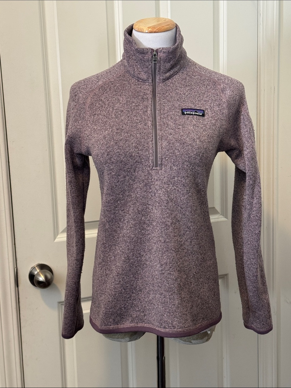 Patagonia Women's Lavender Heather Quarter-Zip Pullover